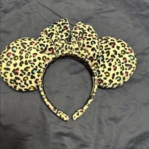 Leopard Print Mouse Ears Headband